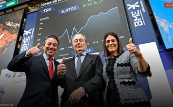 TSK debuta en Bolsa con una subida del 4,55%